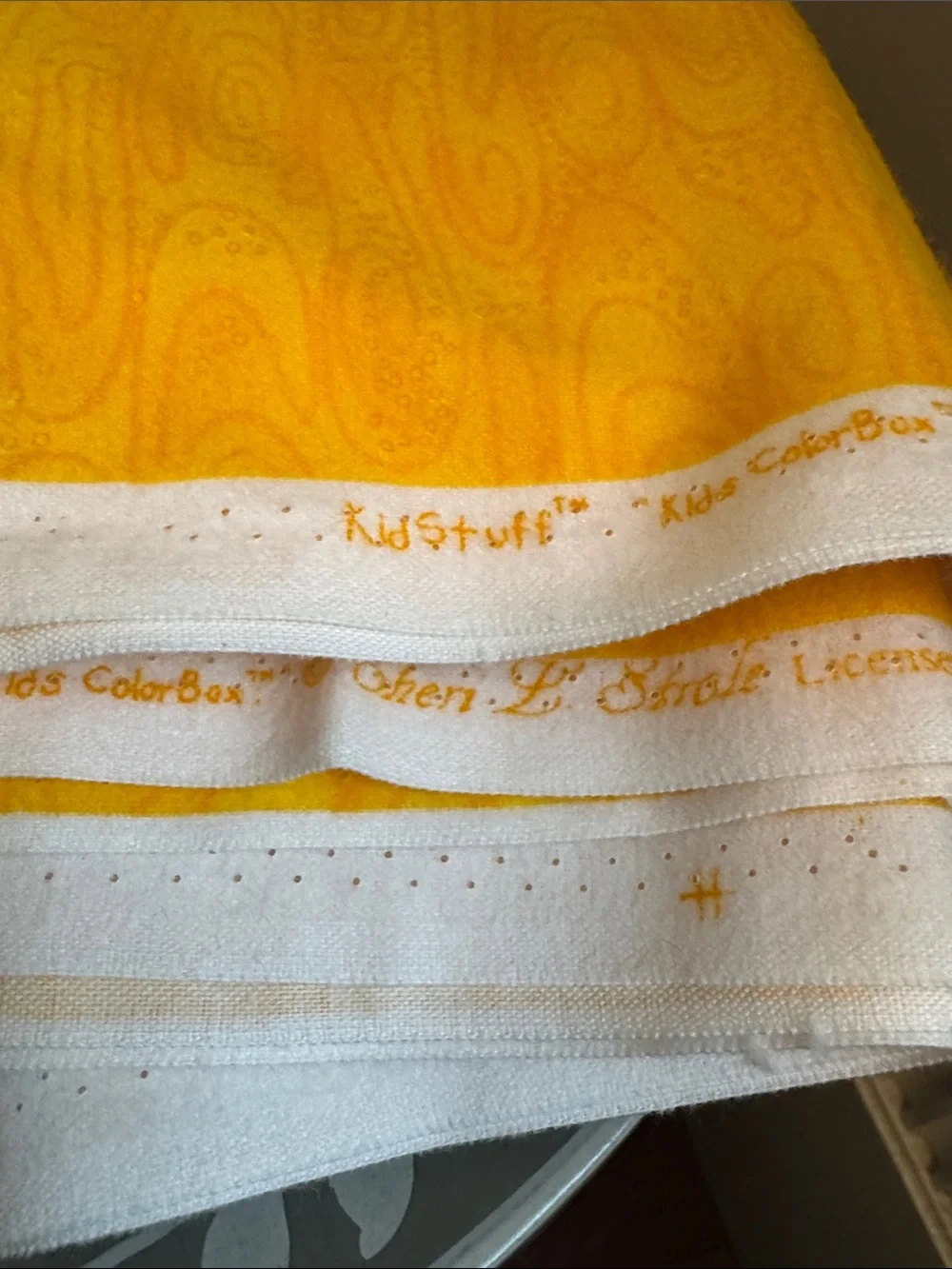 Yellow Cotton Flannel Fabric 4 Yards Colorbox by Cheri Strole